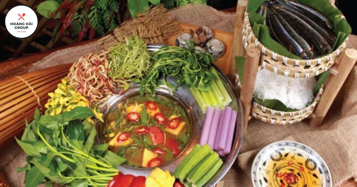 Cách món lẩu cá kèo - Sơ chế rau