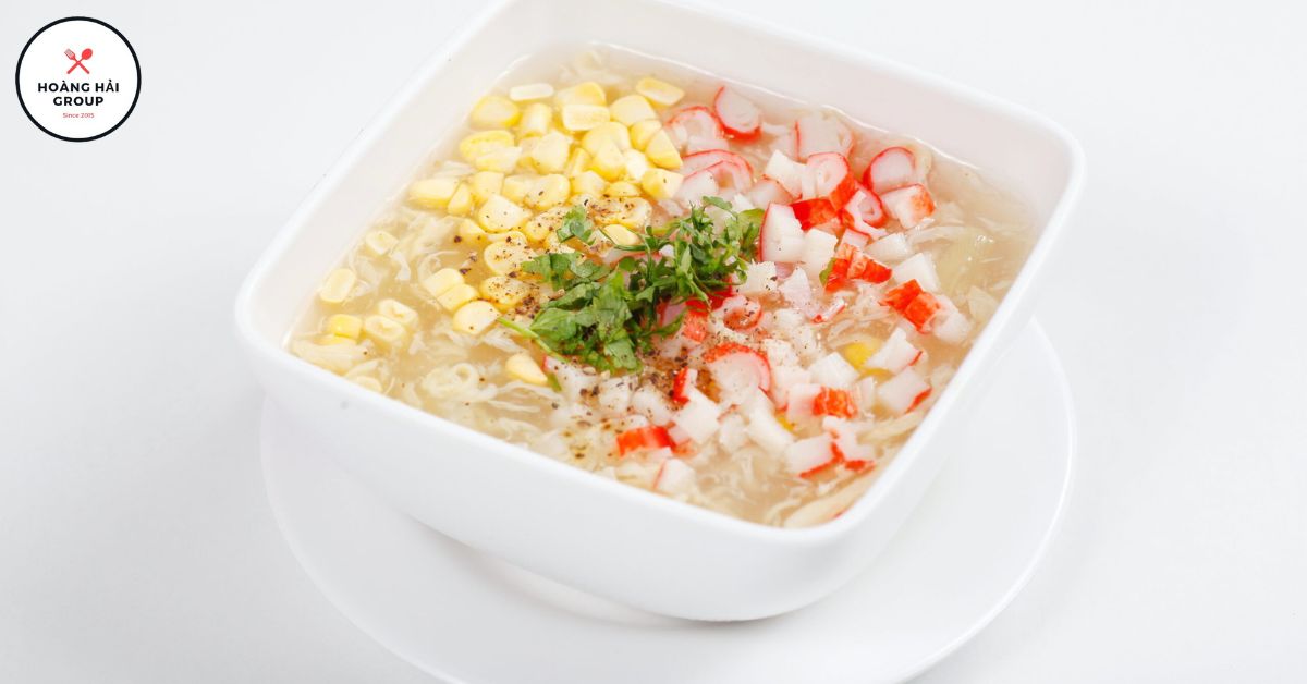 Sup cua cho bé ăn dặm