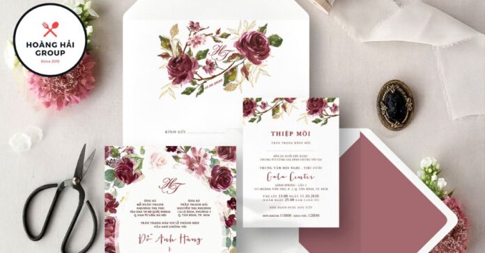 [Danh sách] Top 10 địa chỉ in thiệp cưới đẹp giá rẻ ở tphcm