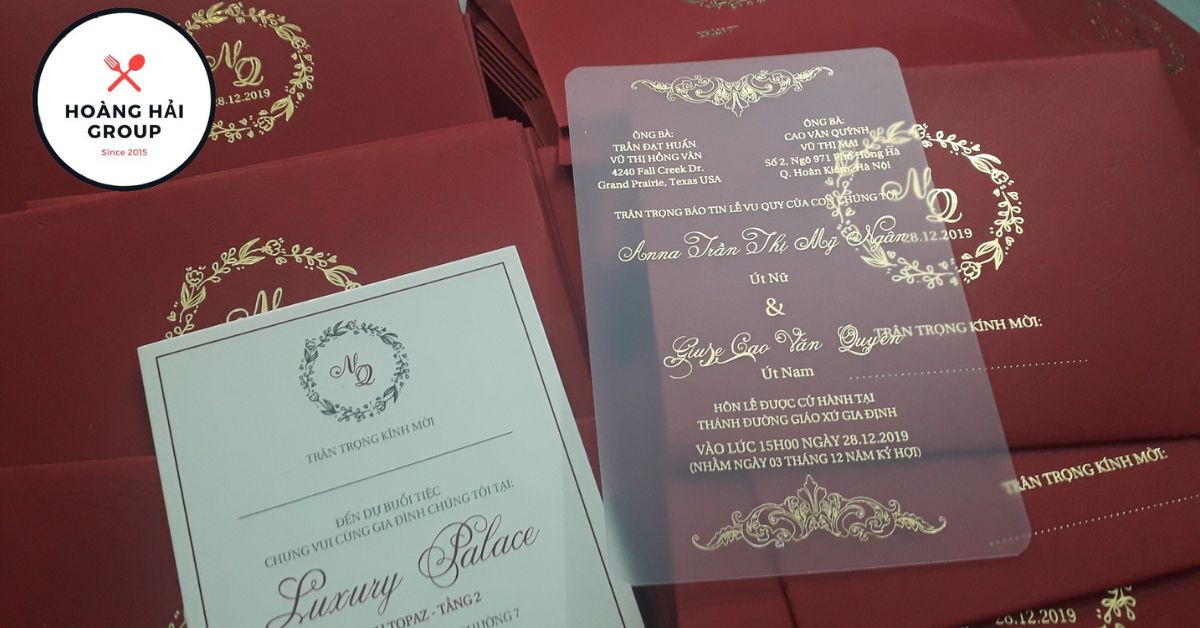 Thiệp Cưới Cherry