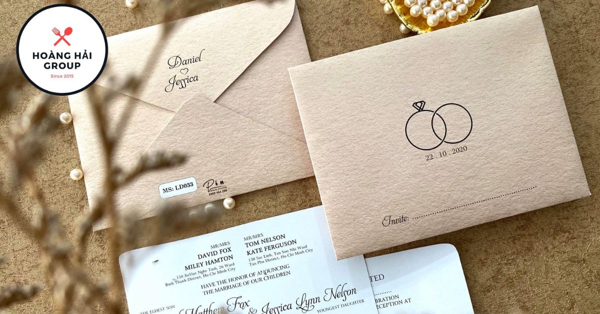 Thiệp cưới Nhà Pin