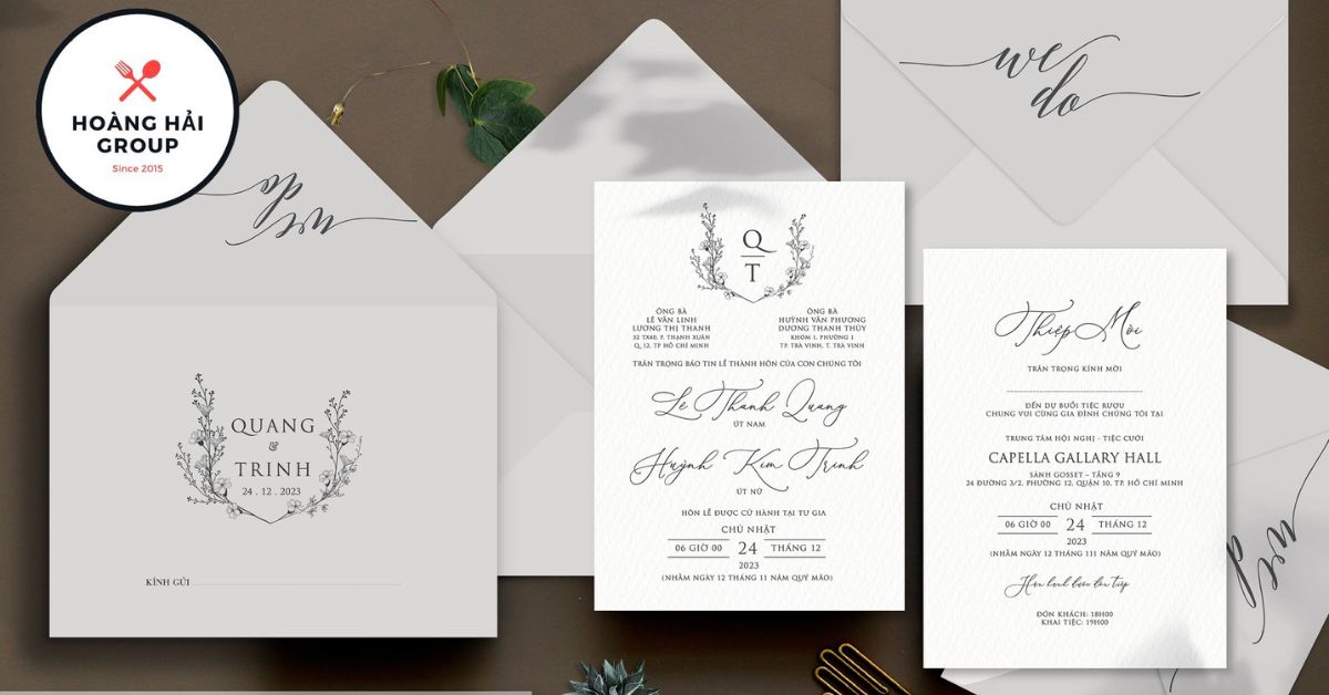 Thiệp cưới Forever