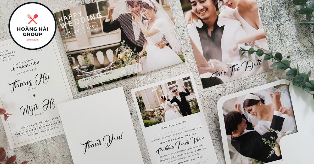 Thiệp cưới Chất