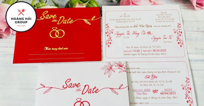 [Top 20+ ]Mẫu thiệp cưới đơn giản ấn tượng và đẹp