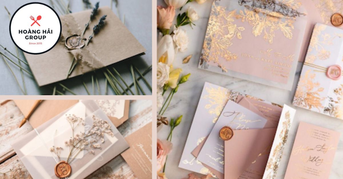 Mẫu thiệp cưới đơn giản mùa đông 