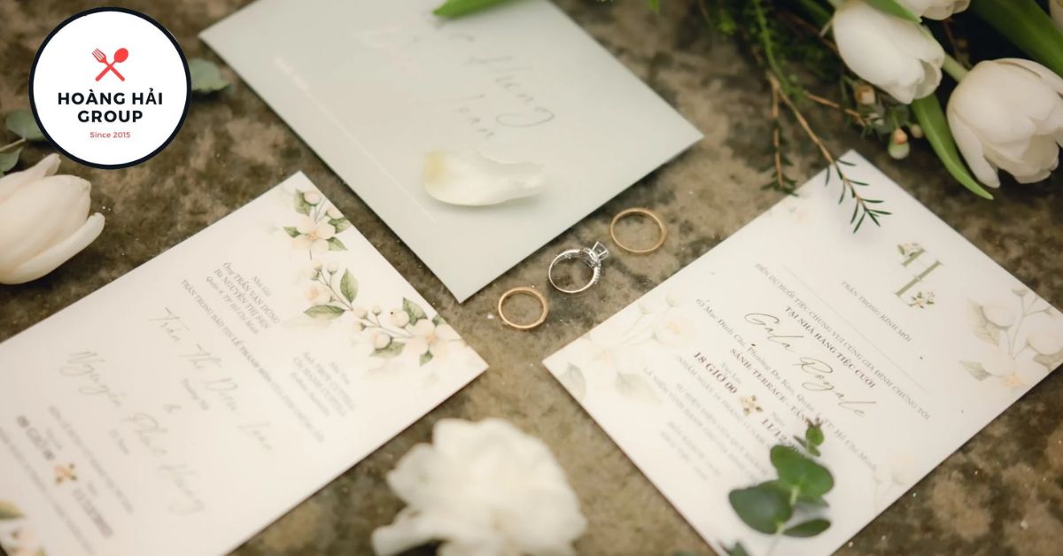 Mẫu thiệp cưới đơn giản Sunny