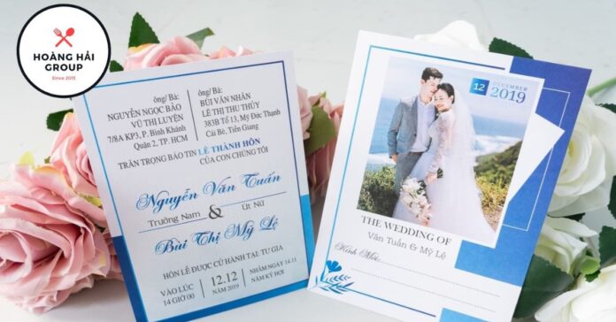 [Top 20+] Mẫu thiệp cưới in hình cô dâu chú rể ấn tượng - Đẹp nhất