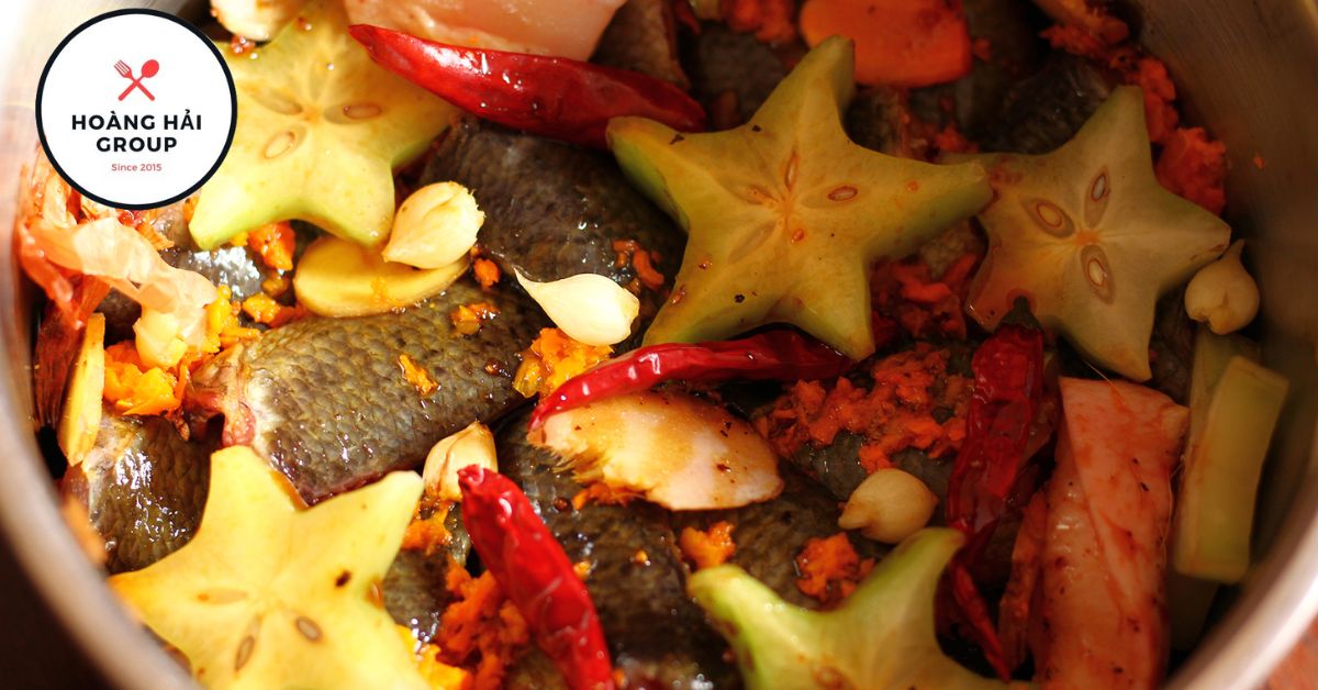 Cá rô đồng nấu khế