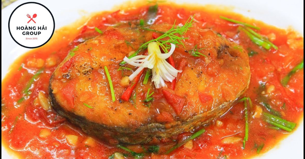 Cá thu chiên sốt cà chua
