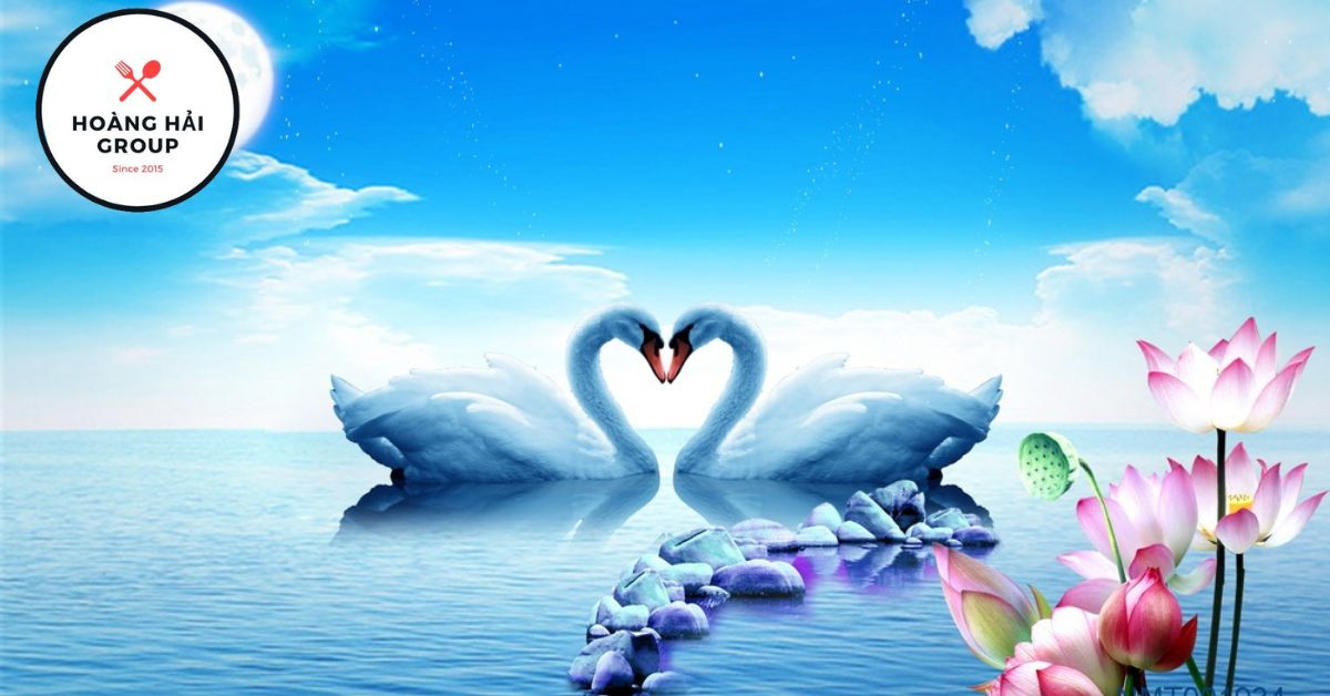 Tranh đôi thiên nga