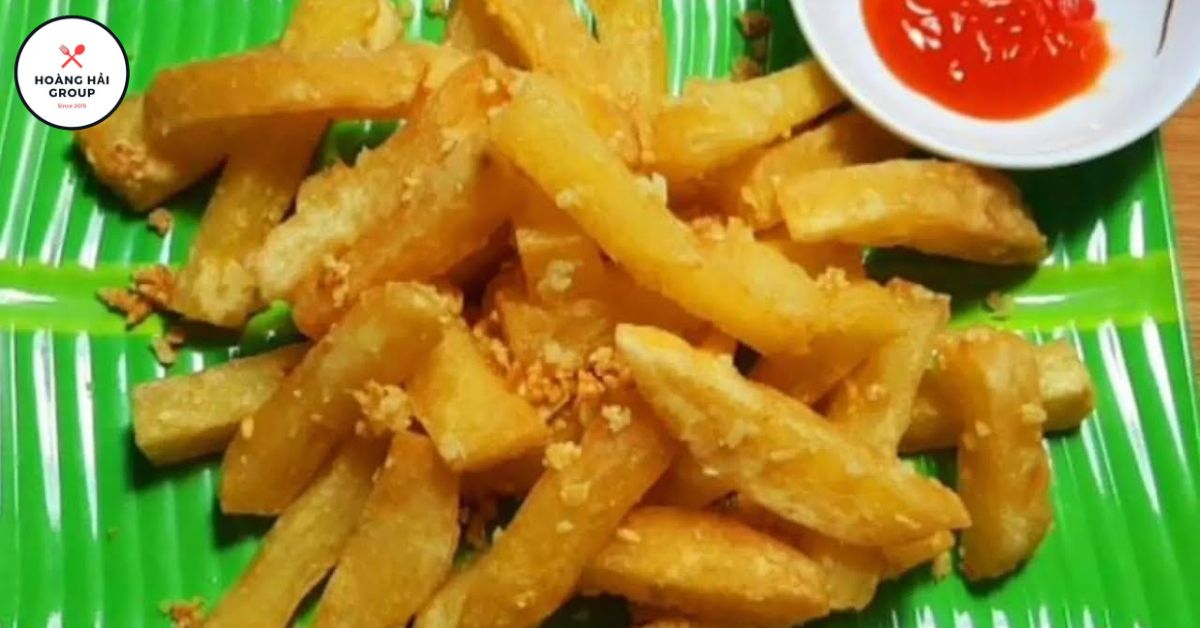 Cách làm khoai tây chiên bơ