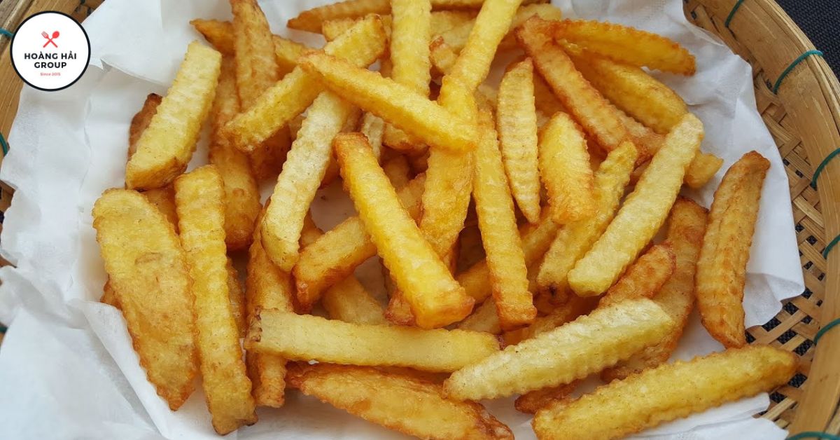 Cách làm khoai tây chiên giòn – Bột giòn