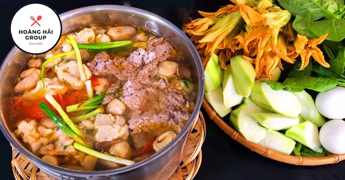 Nguyên liệu làm lẩu cua đồng